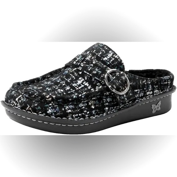 Alegria Shoes - Alegria Brigid Sherpa Lined Slip-On Mule in Winter Tweed NIB size 42 (11.5-12)